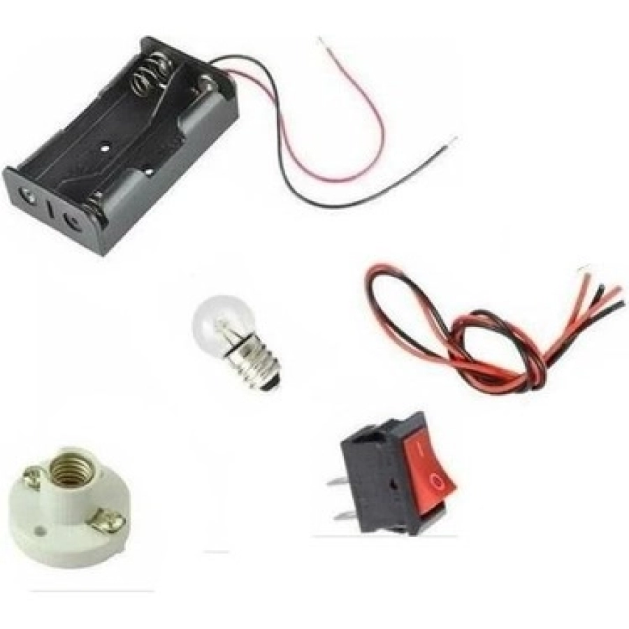  ELEKTRİK DENEY SETİ BASİT PİLSİZ